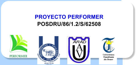 PROYECTO PERFORMER POSDRU/86/1.2/S/62508